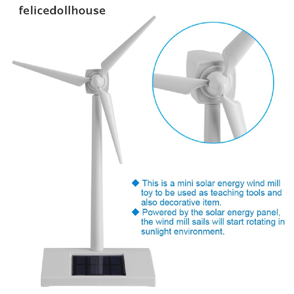 Đồ Chơi Mô Hình Cối Xay Gió Sử Dụng Năng Lượng Mặt Trời DIY