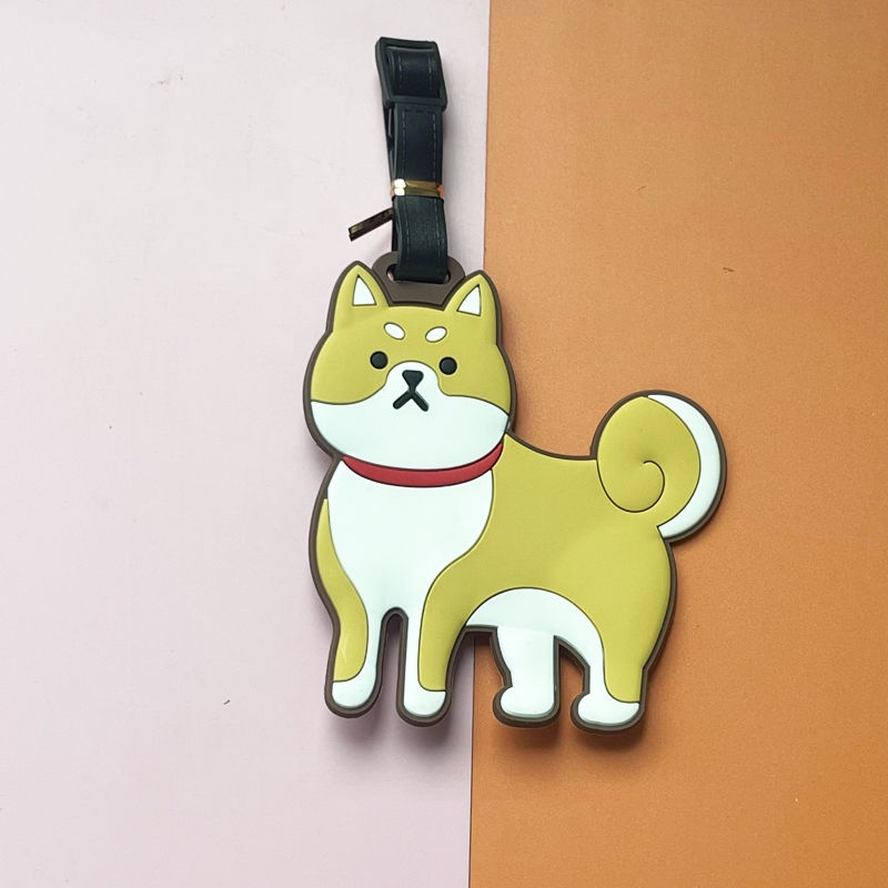 Thẻ Treo Hành Lý Chống Thất Lạc Hình Búp Bê Hoạt Hình Mèo Và Chuột Dễ Thương