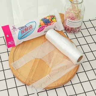 (Bán buôn- Sỉ) Cuộn 100 túi nilon có quai (cuộn)