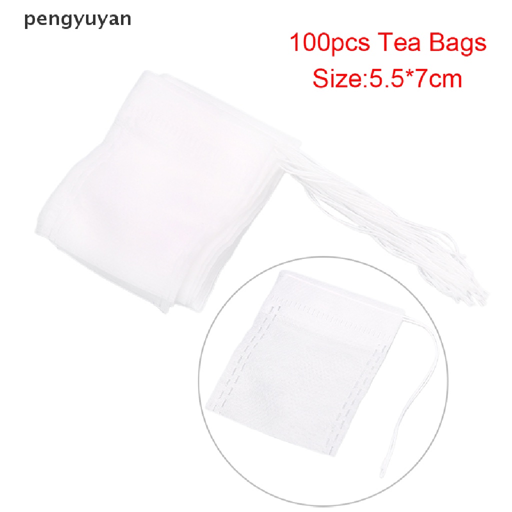 [pengyuyan] 100 Túi Lọc Trà Rỗng Cấp Thực Phẩm [Mới]