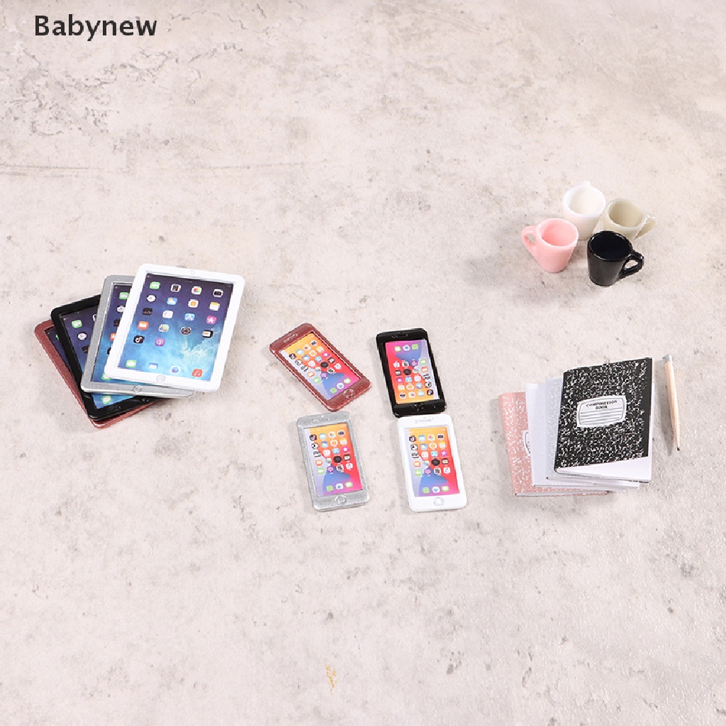 Mô Hình Đèn Bàn / Laptop / Điện Thoại / Máy Tính Bảng / Ly Nước Trang Trí Nhà Búp Bê 1: 12