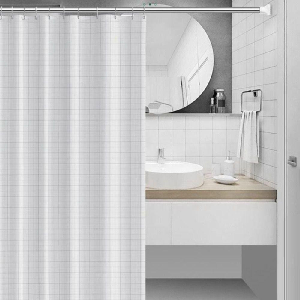 1 Giá Đỡ Treo Rèm Cửa Thu Gọn Đa Năng Không Cần Khoan Lỗ Siêu Dài AARON1