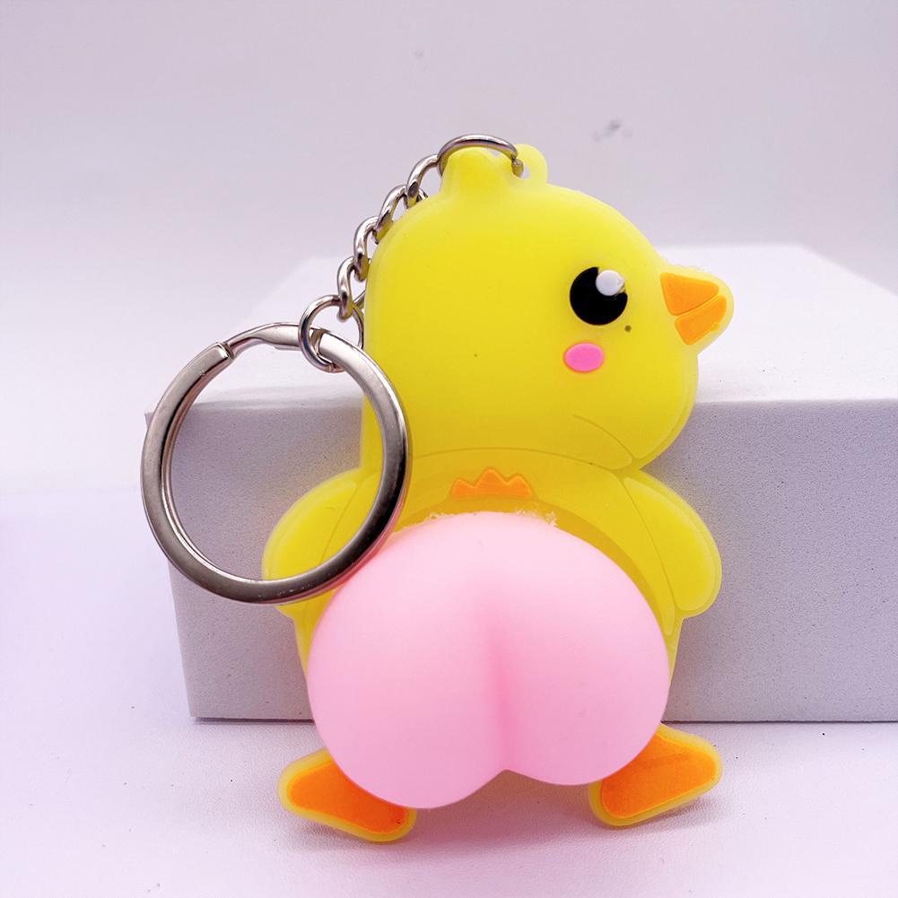 Móc Khóa Hình Búp Bê Hoạt Hình Bóp Tay G6D0