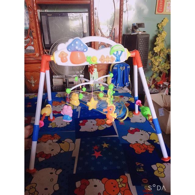 Kệ chữ a hình nấm có nhạc đèn K5 hàng Việt nam an toàn cho bé