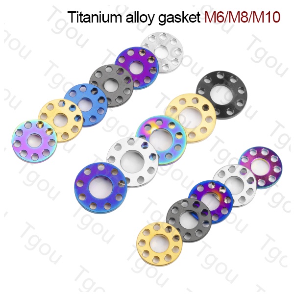 Vòng Đệm M6 M8 M10 Bằng Titan Chuyên Dụng Cho Xe Mô Tô / Xe Hơi