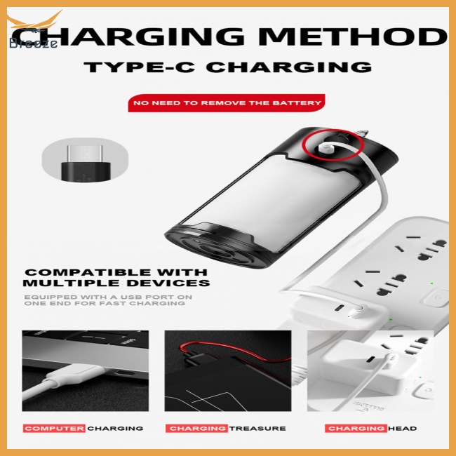 Đèn Cắm Trại Sử Dụng Năng Lượng Mặt Trời Đa Năng Sạc Cổng Usb