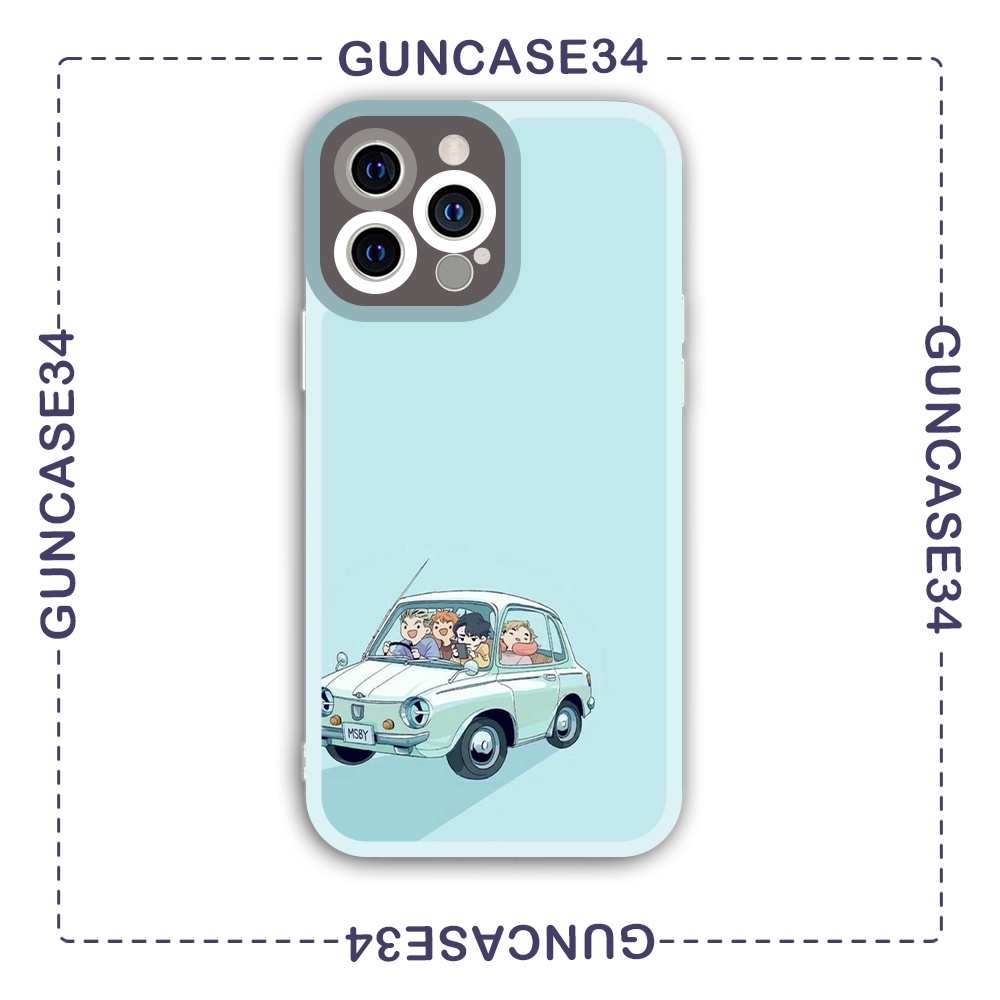 Ốp iphone cạnh vuông Guncase34 boys anime chibi đua xe 6/6s/7/7plus/8/8plus/x/xr/xs/11/12/13/pro/plus/promax/14prm