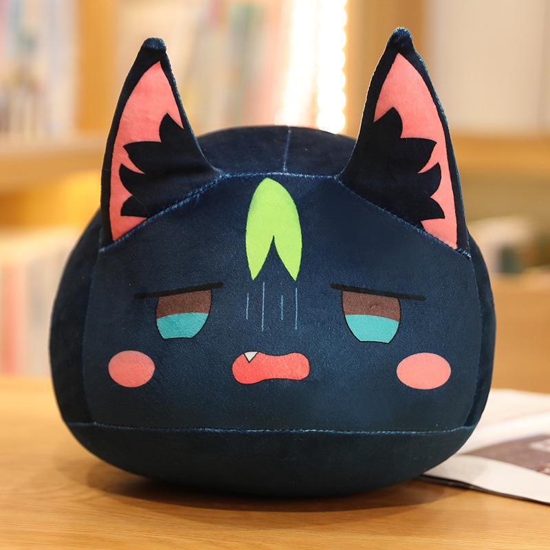 Sy2 Genshin Đệm Gối Nhồi Bông Hình Mèo Anime Trang Trí Nhà Cửa