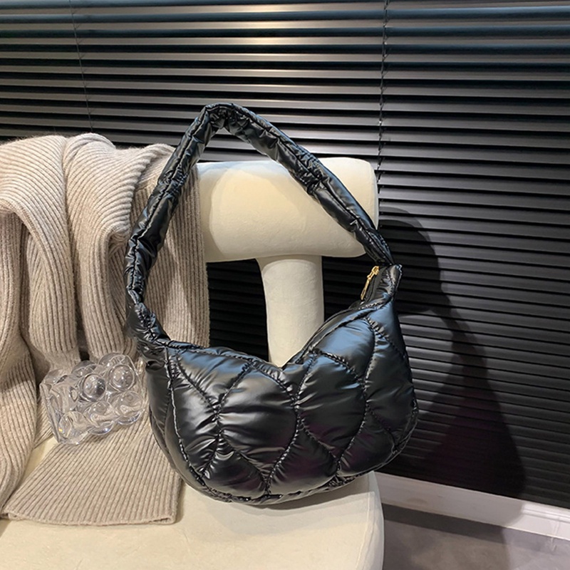 Túi Đeo Chéo Cotton Thêu Họa Tiết Hình Thoi Đơn Giản Thời Trang Thu Đông Dành Cho Nữ