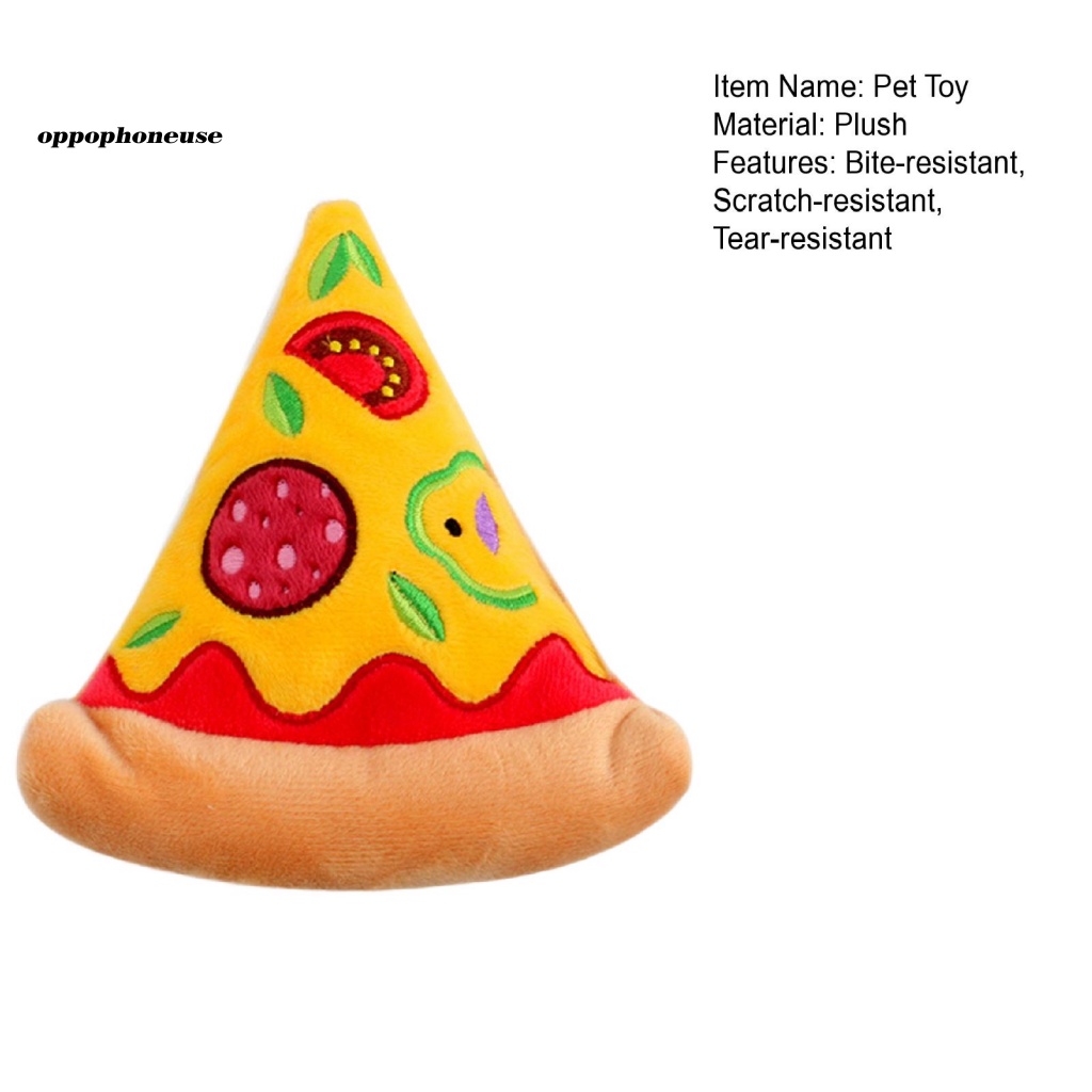 OPPO Thú Nhồi Bông Hình Bánh Pizza Cho Thú Cưng