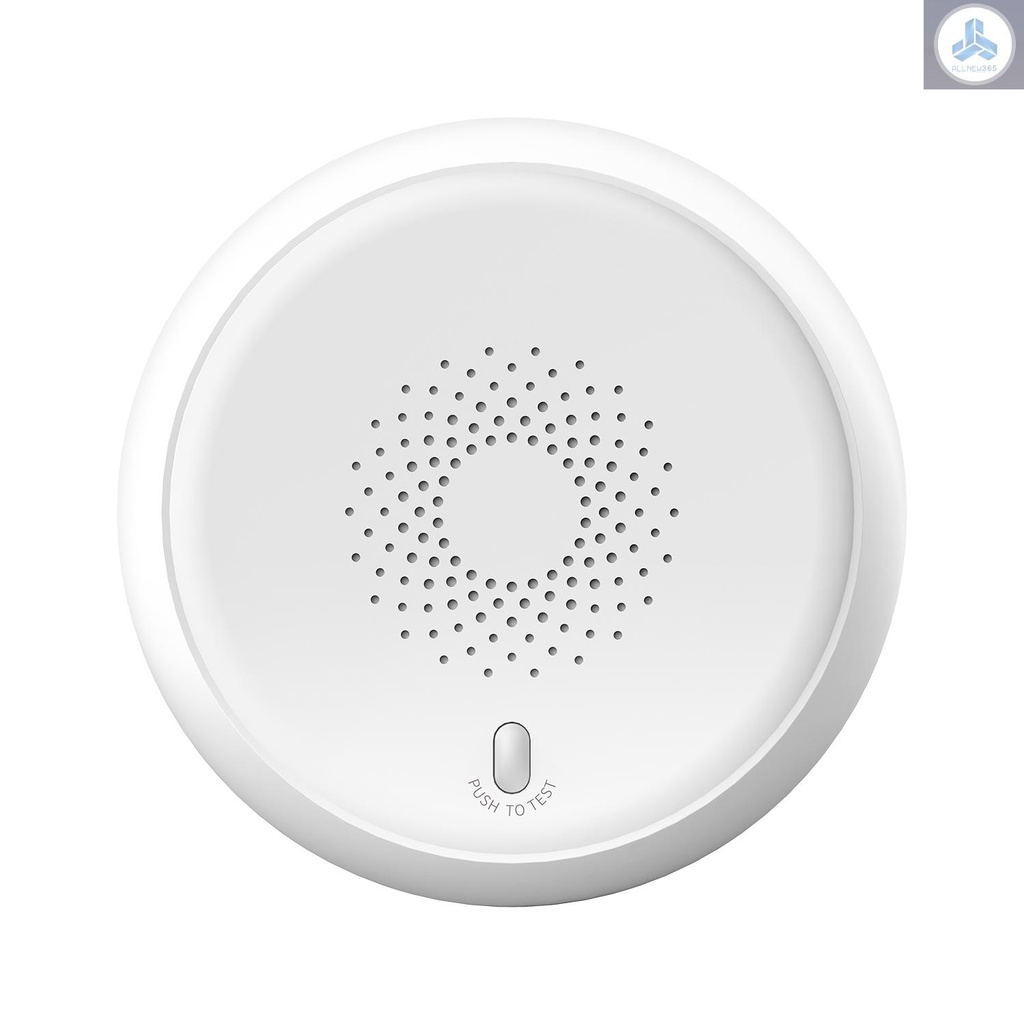 ZigBee Smoke Sensor Wireless Fire Alarm Automatic Intelligent Household Alarm Sensor White RSH-ZigBee-SS01