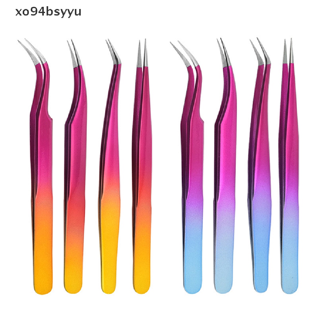 1 Nhíp Cong Và Thẳng xo94bsyyu Bằng Thép Không Gỉ Dùng Nối Dài Lông Mi