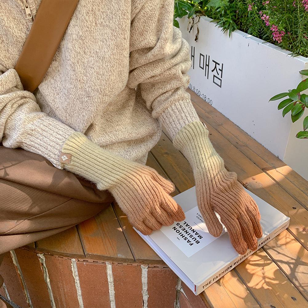 Đôi Găng Tay Lưới Hở Ngón Ấm Áp Cho Nữ M1X8