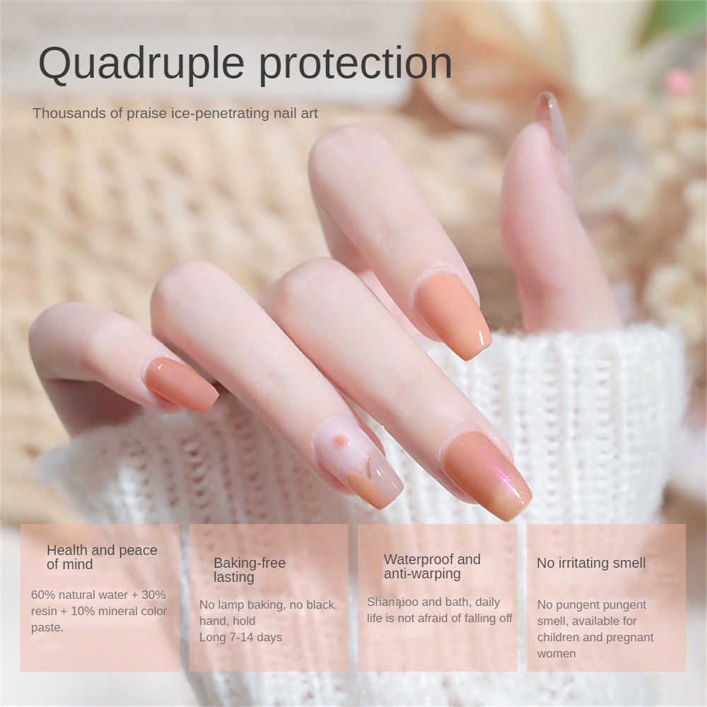 Sơn Móng Tay 25 Màu Trong Suốt Nhanh Khô Không Mùi Cho Học Sinh Và Trẻ Em