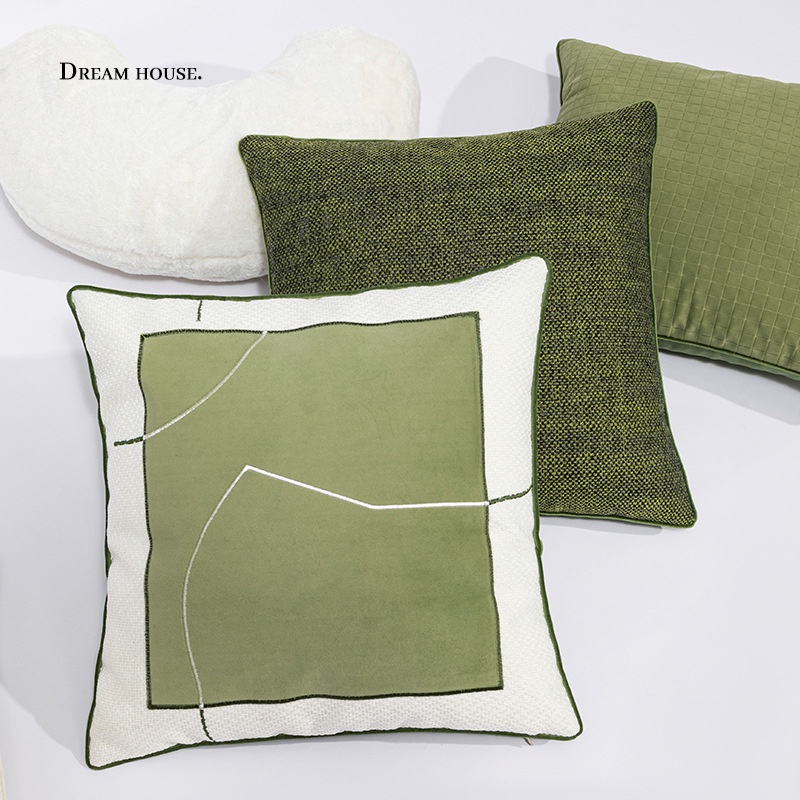 Vỏ Gối Sofa Thêu Họa Tiết Phong Cách Bắc Âu
