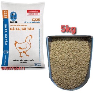 5kg thức ăn gà con c225 cám bể gà con thức ăn cho cút thức ăn gà rutin thức ăn chim cảnh cám chim con cám vịt con