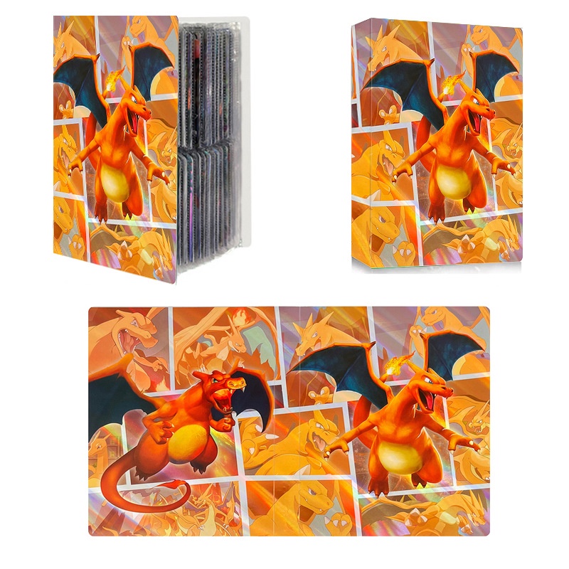 Sách Sưu Tầm Thẻ Hình Pokémon Lá Vàng Độc Đáo