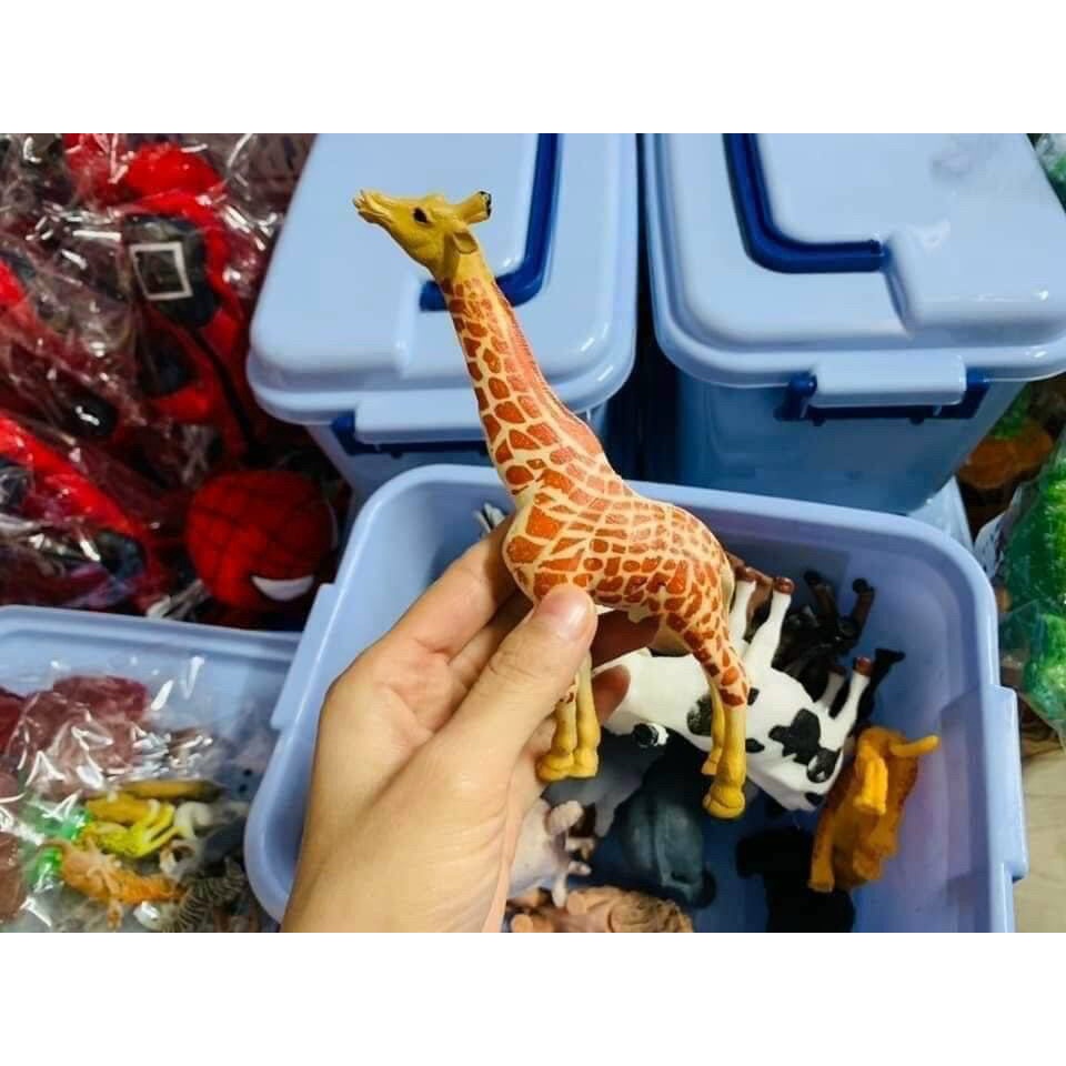 Thùng Động Vật 58 Chi Tiết Đồ Chơi Con Vật Mô Hình Thú Cho Bé