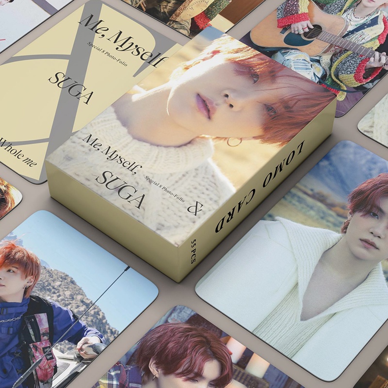 Hộp 55 Ảnh LOMO Card Nhóm Nhạc BTS SUGA