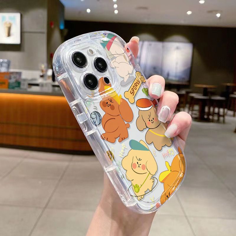 ✅Ốp Điện Thoại Mềm Trong Suốt Chống Sốc Hình Gấu Cho Apple 13 Play / promax7xr12 / iPhone14 / 8p11xs YSTW