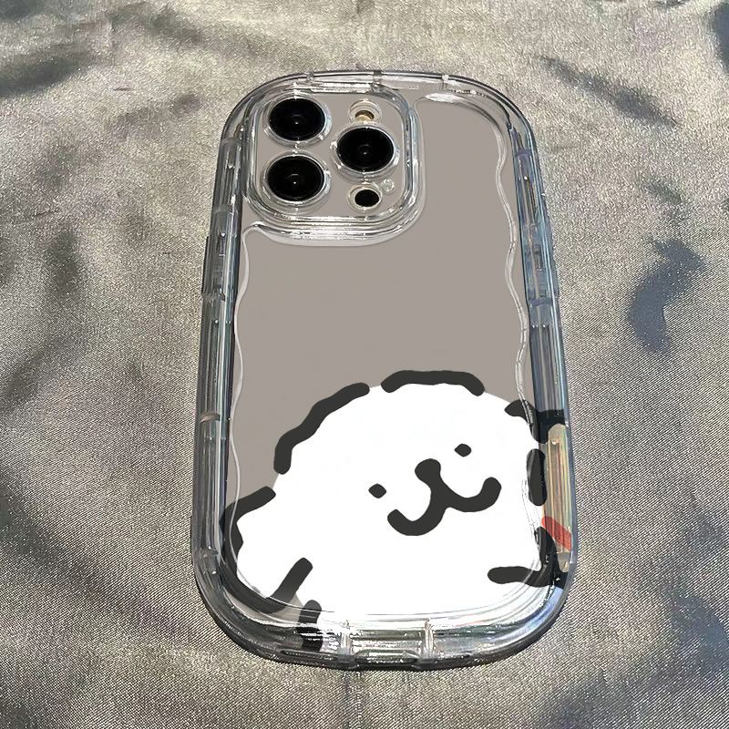 ✅Ốp Điện Thoại Mềm Trong Suốt Chống Sốc Hình Cún Cho Iphone 78p / 1311Promax 14 xs / xr12 / 9LIV