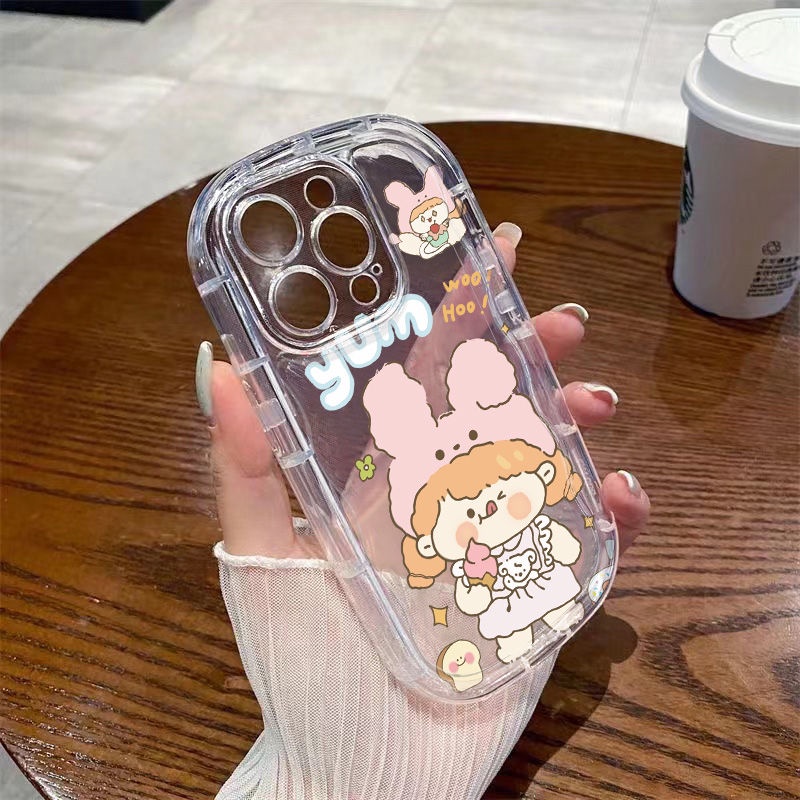 ✅Ốp Điện Thoại Mềm Trong Suốt Chống Sốc Hình Nón Cho iPhone147 / 12 13 8p xr11 / Xsmax WNP2