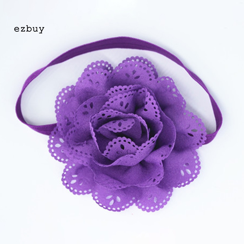 Băng Đô Hoa Vải Co Giãn Xinh Xắn Cho Bé Gái