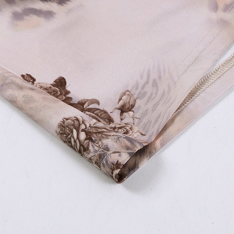 Đầm Hai Dây Dáng Dài Họa Tiết Hoa Phong Cách Vintage