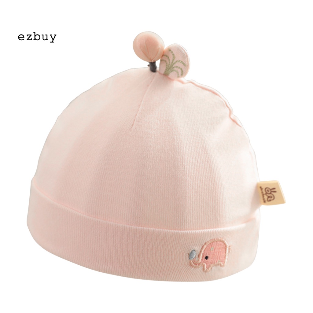 Mũ Beanie Cotton Thoải Mái Thêu Họa Tiết Dùng Làm Đạo Cụ Chụp Ảnh Cho Bé