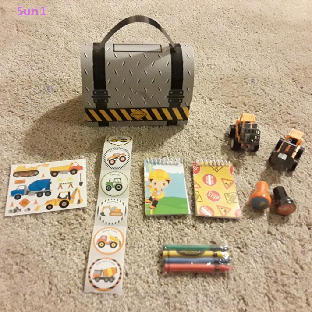 Sticker Sun1 > Dán Trang Trí Xe Hơi Công Trường Đục Lỗ Dành Cho Trẻ Em