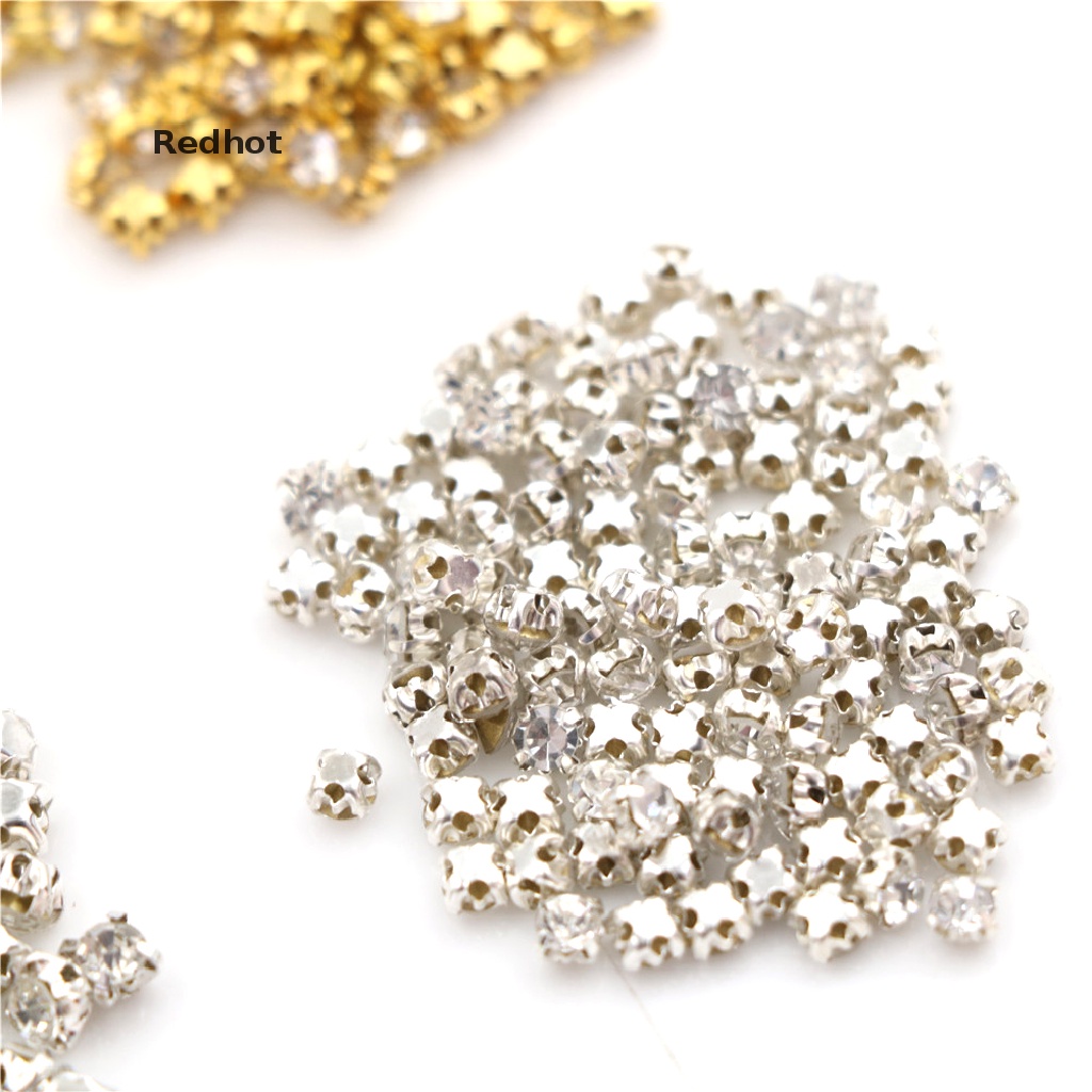 Bộ 100 Hạt Kim Cương Giả Mini Tự Trang Trí Quần Áo Búp Bê