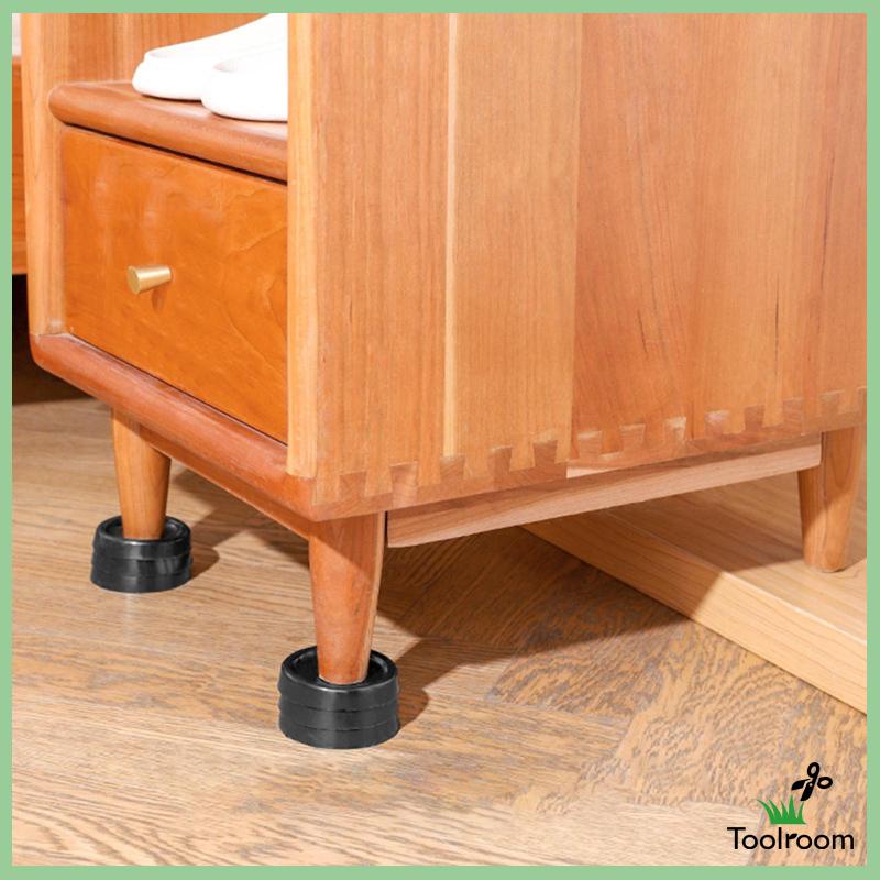 Set 4 Tấm Đệm Chống Rung Tiện Dụng Cho Giường Ngủ / Ghế / Tủ