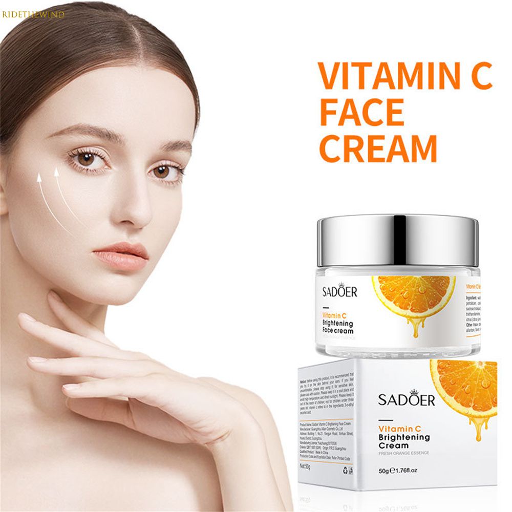 【Thanh Toán Khi Nhận Hàng】 SADOER Kem Dưỡng Sáng 50G Kem Vitamin C Lô Hội Lựu Kem Dưỡng Ẩm Chống Nhăn Chống Nứt Nẻ Làm Đẹp