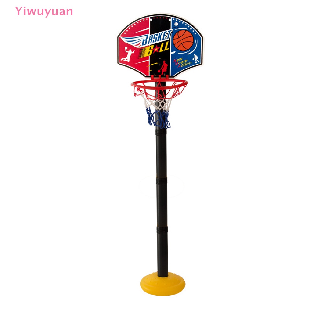 < Yiwuyuan > Bộ Đồ Chơi Bóng Rổ Có Thể Điều Chỉnh Chơi Trong Nhà / Ngoài Trời Cho Bé Trai