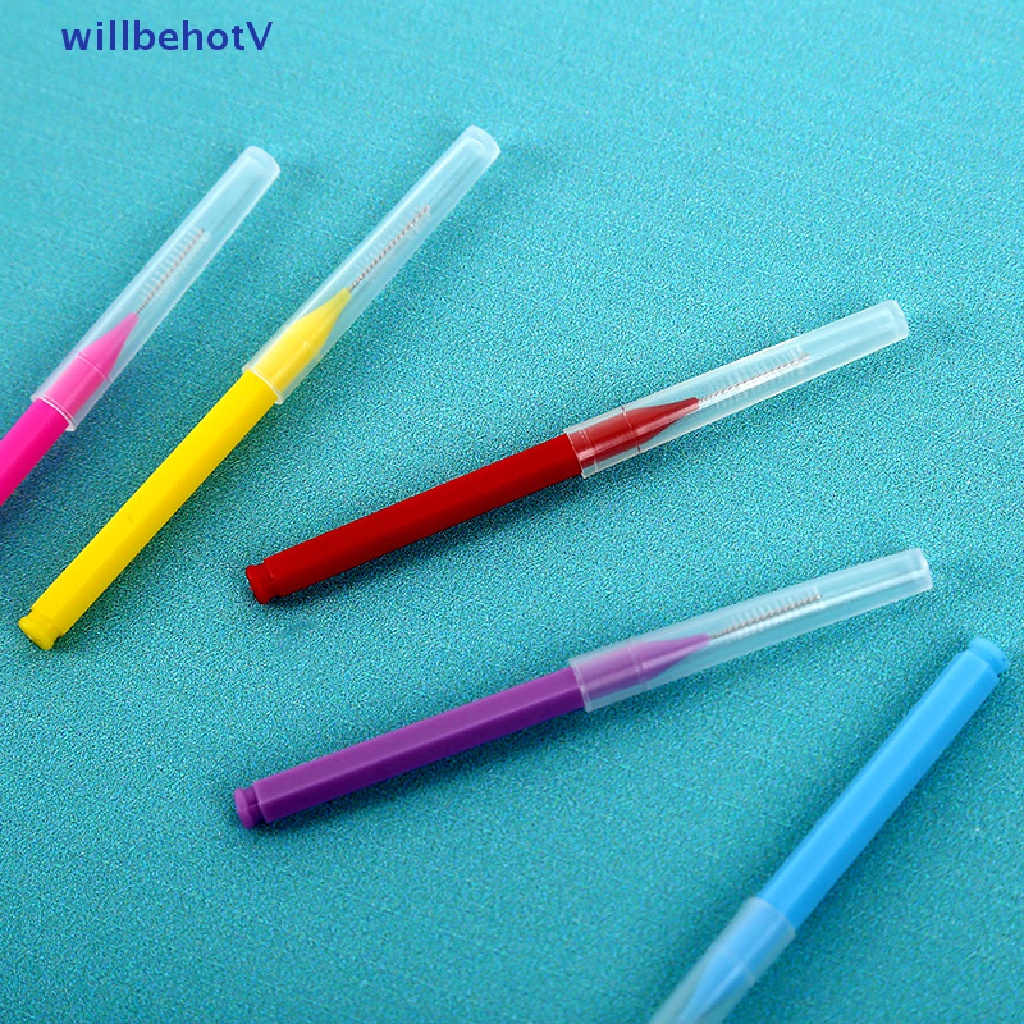 Set 10 Cọ Trang Điểm Lông Mi Sợi Micro Tiện Dụng Chất Lượng Cao