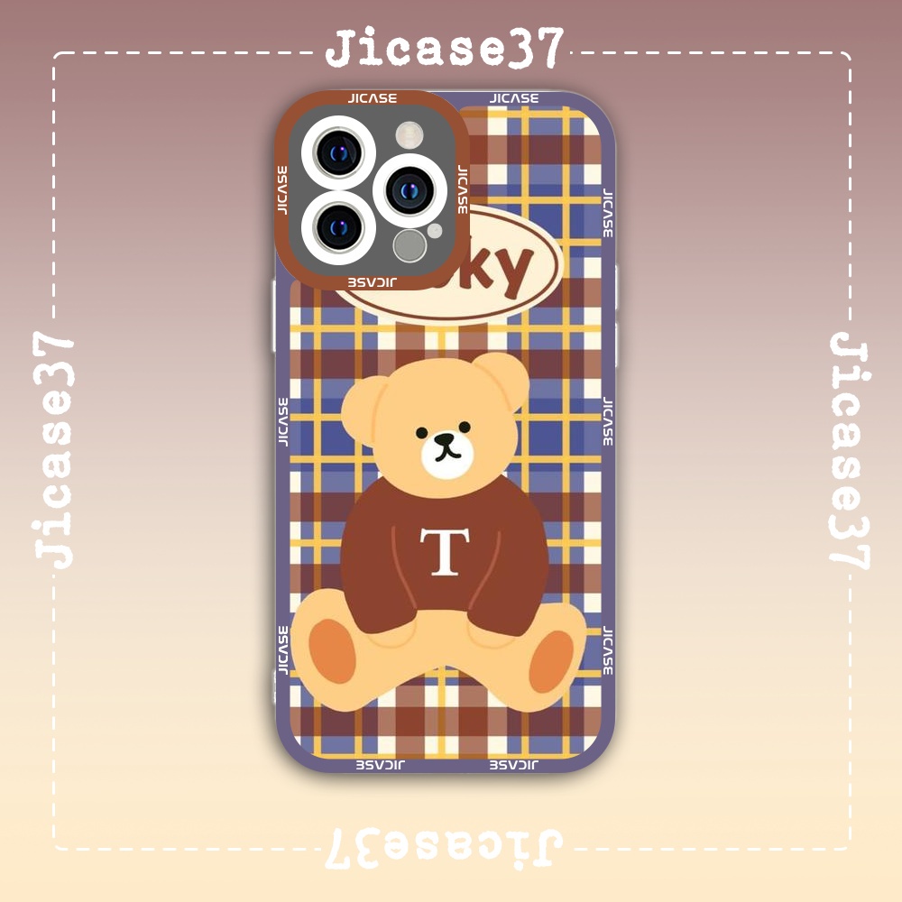 Ốp lưng iphone Cute Case Gấu Bông Cute Teddy Bear Aesthetic Tặng Kèm Phụ Kiện Túi Xách MK Hình Cute Case