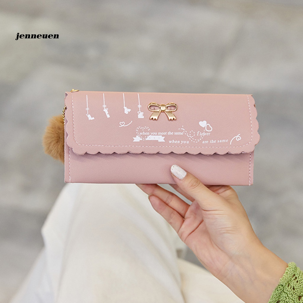 Ví Da Cầm Tay Đựng Tiền Xu Và Thẻ In Họa Tiết Dễ Thương Cho Nữ Giá Đỡ