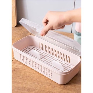 Hộp Đựng Đũa Thìa Có Nắp Tiện Lợi, Hộp Đựng Đồ Dùng Bàn Ăn