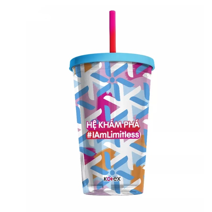 Ly tumbler giữ nhiệt Kotex 400ml giao Mẫu ngẫu nhiên