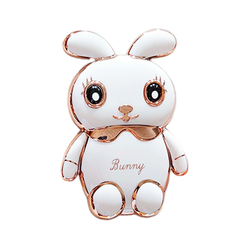 Ốp Điện Thoại Hình Thỏ Hoạt Hình 3D Có Đệm Khí Và Dây Đeo Cho iphone