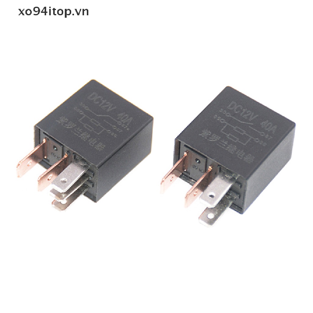 Rơ Le Báo Động Ô Tô 40 Amp DC 12V 40A 1NO 1NC SPDT 4 / 5 Pins