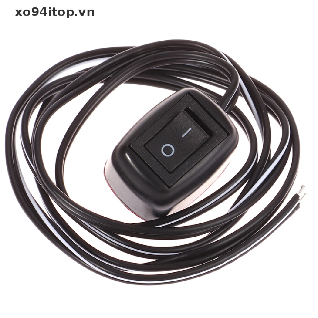 Công Tắc Gạt Chuyển Đổi DC 12V Kèm Dây Cáp 60cm Chuyên Dụng Cho Xe Hơi