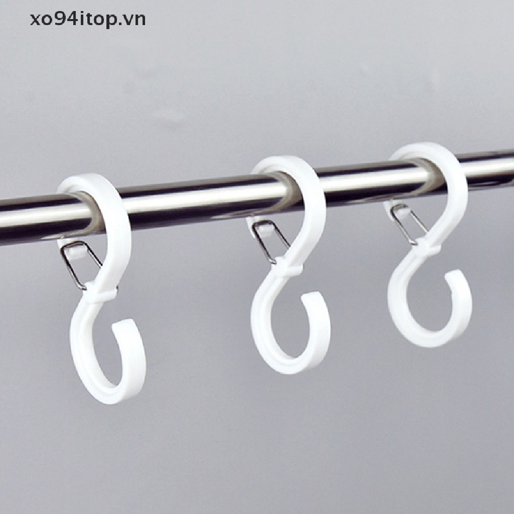 Set 8 Móc Treo Quần Áo Hình Chữ S Tiện Dụng