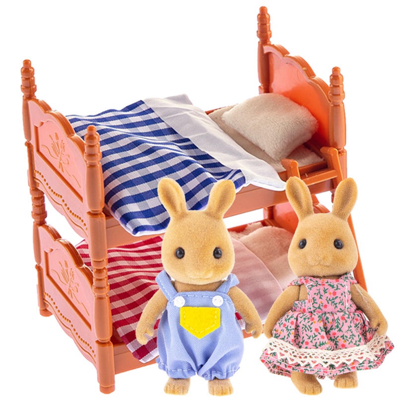 Bộ Đồ Chơi Nhà Búp Bê Mini DIY Cho Bé Gái
