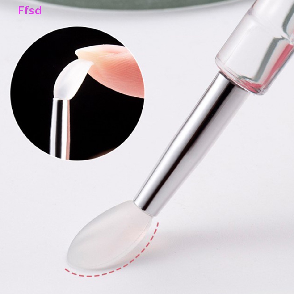 {Ffsd} Cọ Tô Son Môi Di Động Bằng Silicone Kèm Nắp Chống Bụi * Bán Chạy