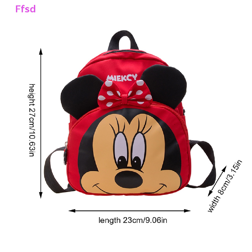 {Ffsd} Ba Lô Đi Học / Du Lịch Hình Tai Chuột Hoạt Hình Dễ Thương Cho Bé * Bán Chạy