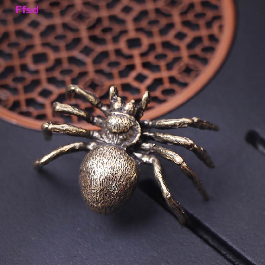 {Ffsd} Đồ trang trí Nhện Bằng Đồng Thủ Công Để Bàn Trang Trí Nội Thất * Sản Phẩm Bán Chạy