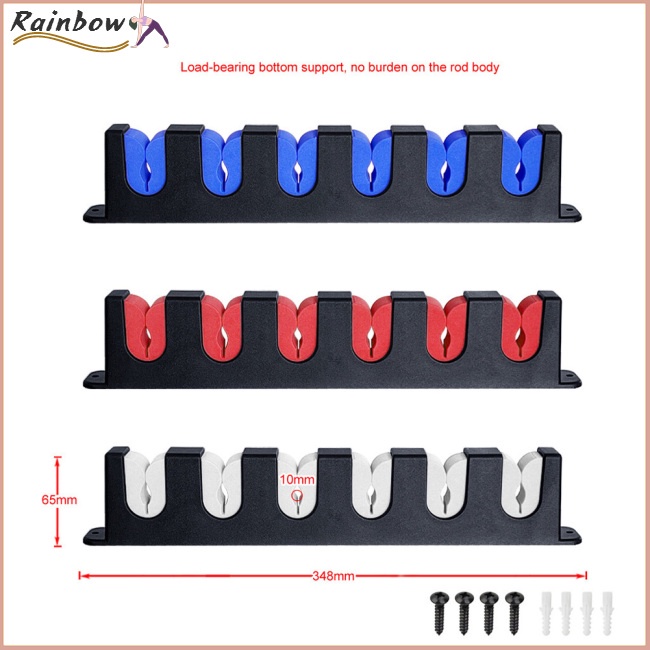 Giá Đỡ Cần Câu Cá Gắn Tường / Trong Nhà / Ngoài Trời Tiện Lợi
