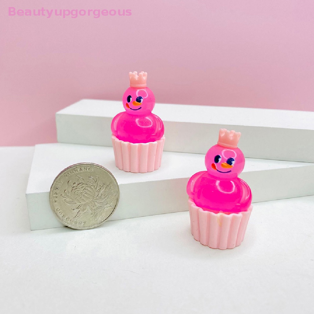 Set 2 Đồ trang trí Người Tuyết Dạ Quang Mini Bằng Nhựa Resin Dễ Thương Dùng Trang Trí Bánh Kem