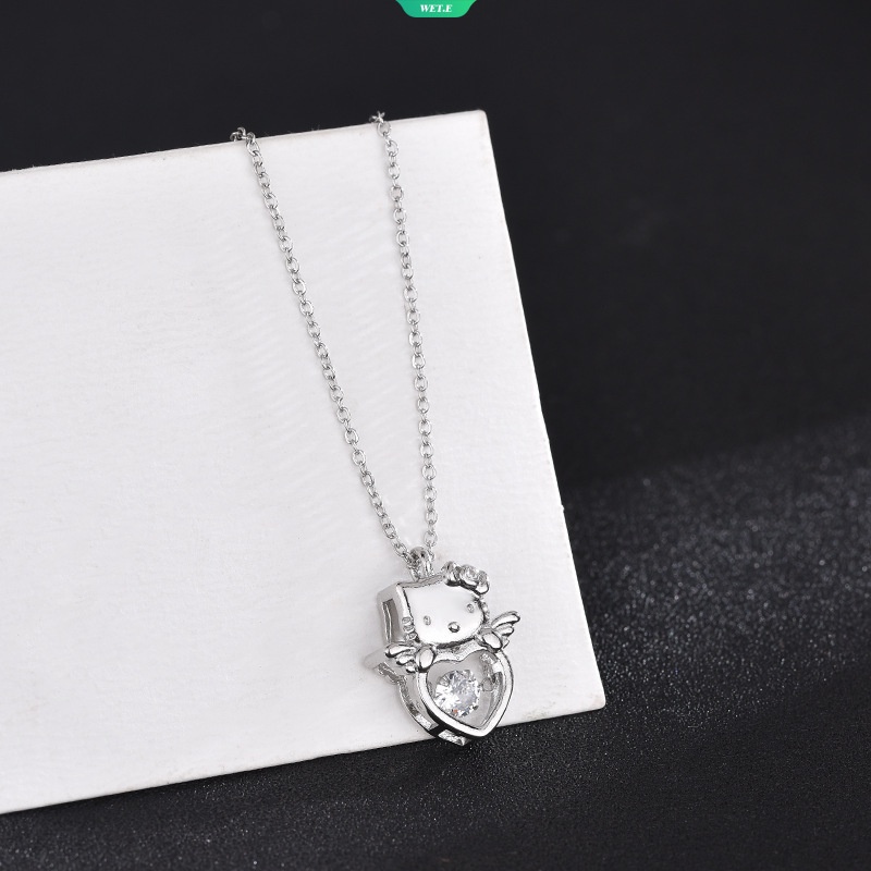 SANRIO Mới Vòng cổ Mặt Hello Kitty Dễ Thương Cho Nữ